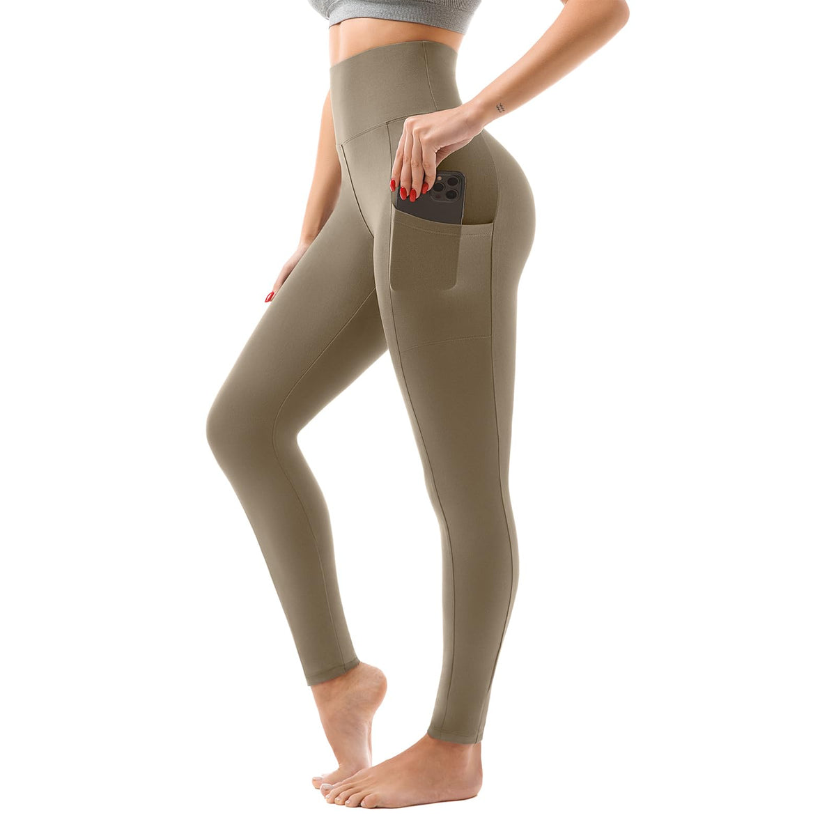 High Waisted Leggings Women with Pockets