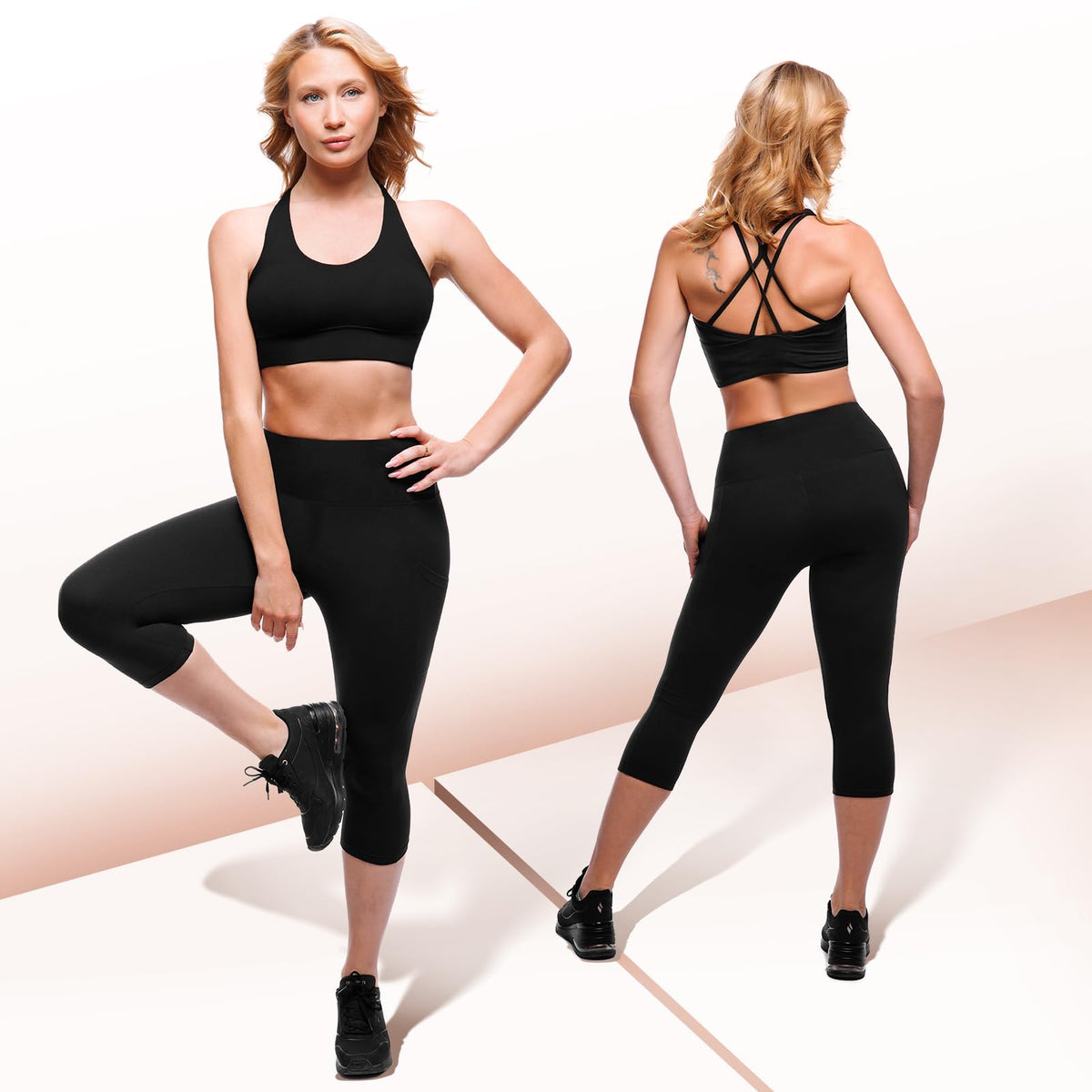 High Waisted Leggings Women with Pockets