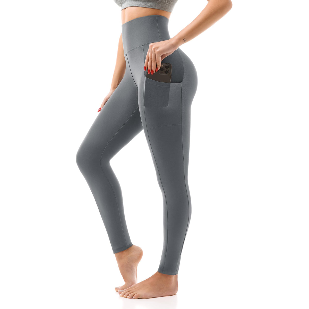 High Waisted Leggings Women with Pockets