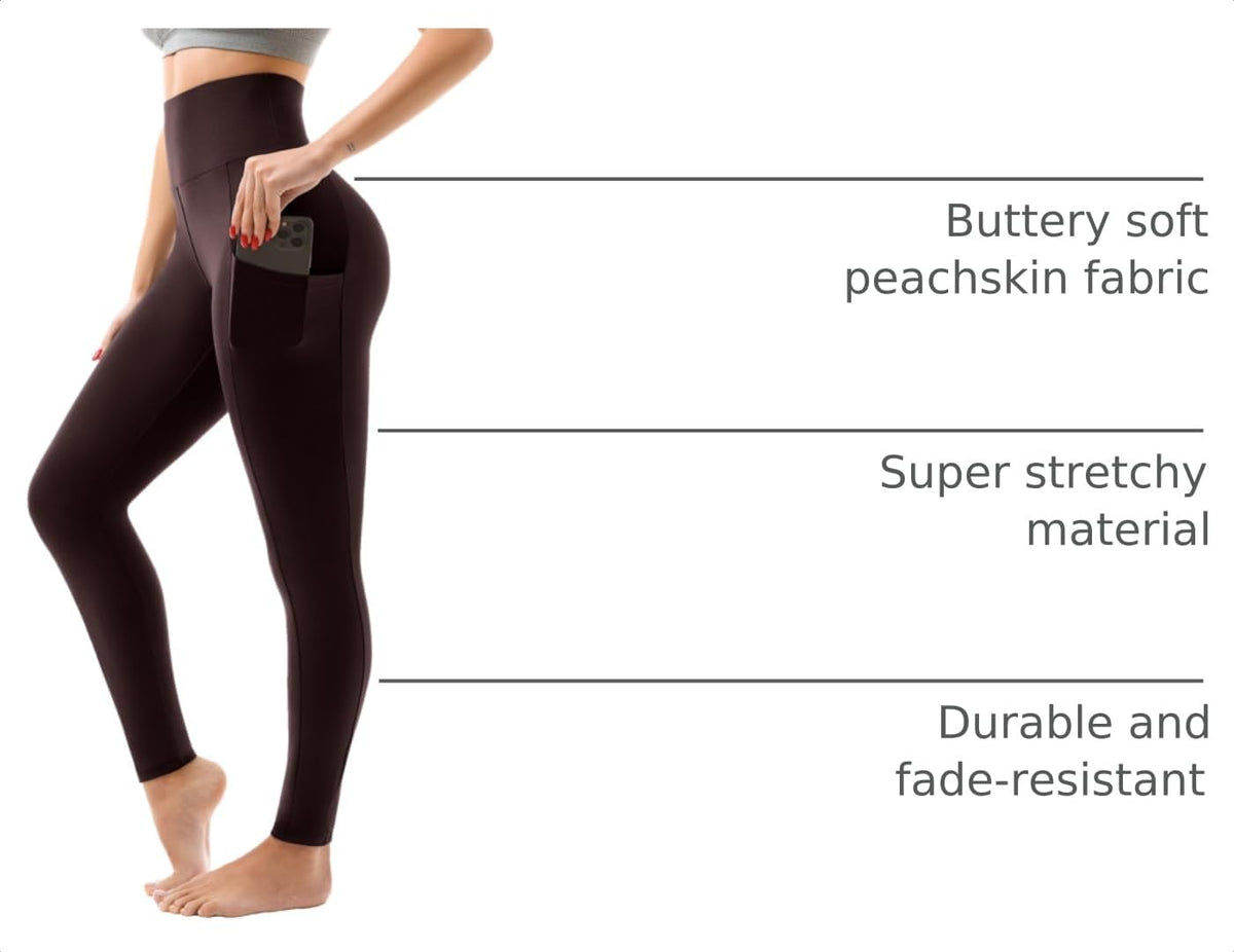 High Waisted Leggings Women with Pockets