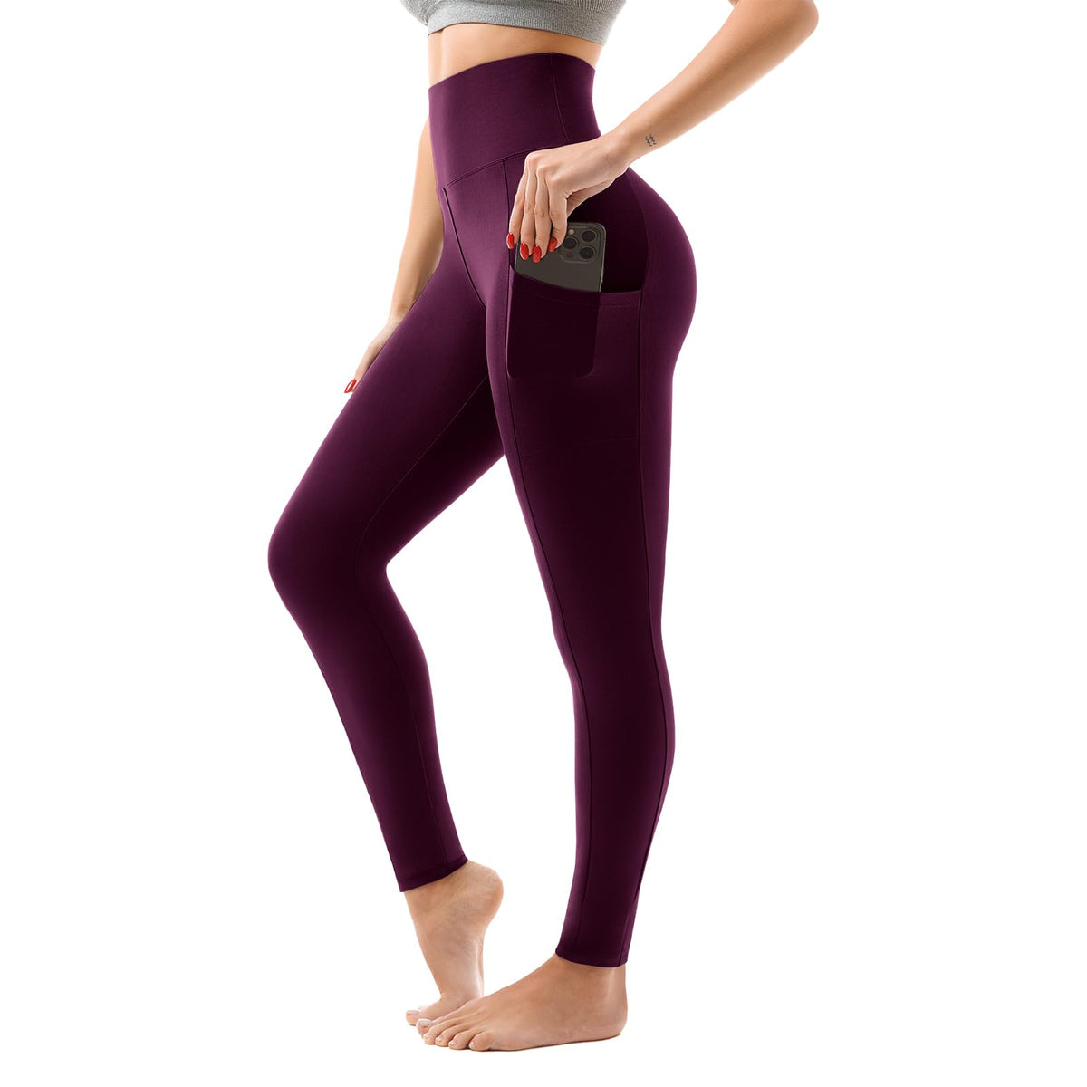 High Waisted Leggings Women with Pockets