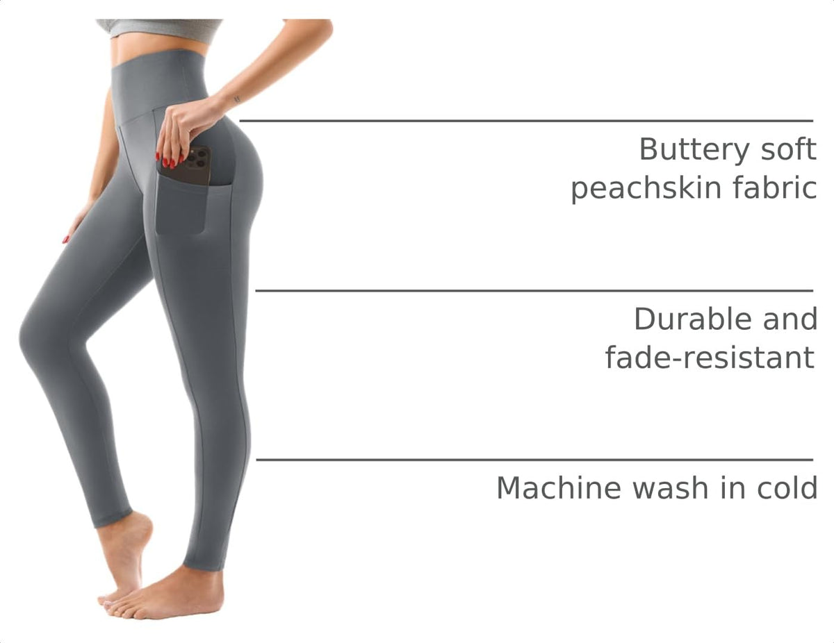 High Waisted Leggings Women with Pockets