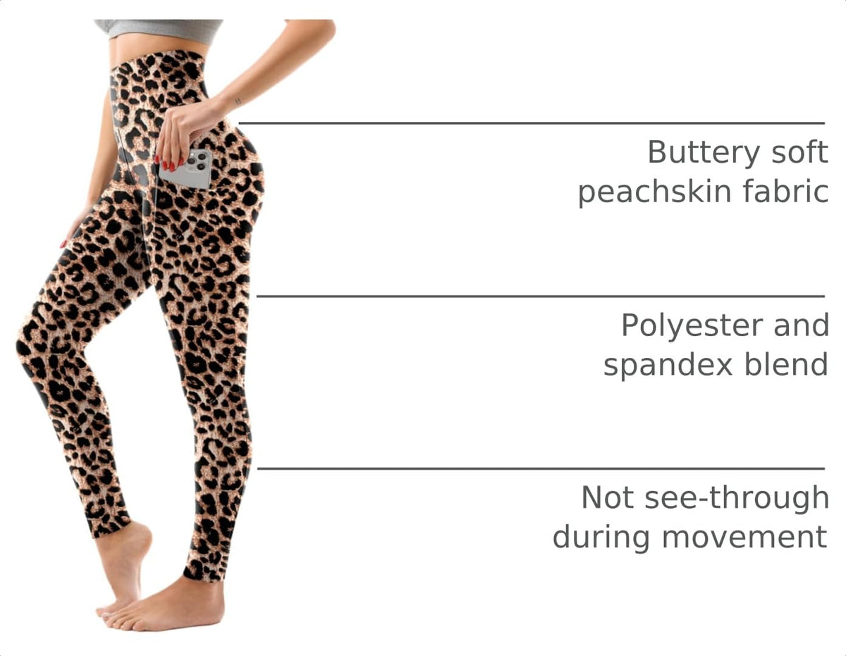 High Waisted Leggings Women with Pockets