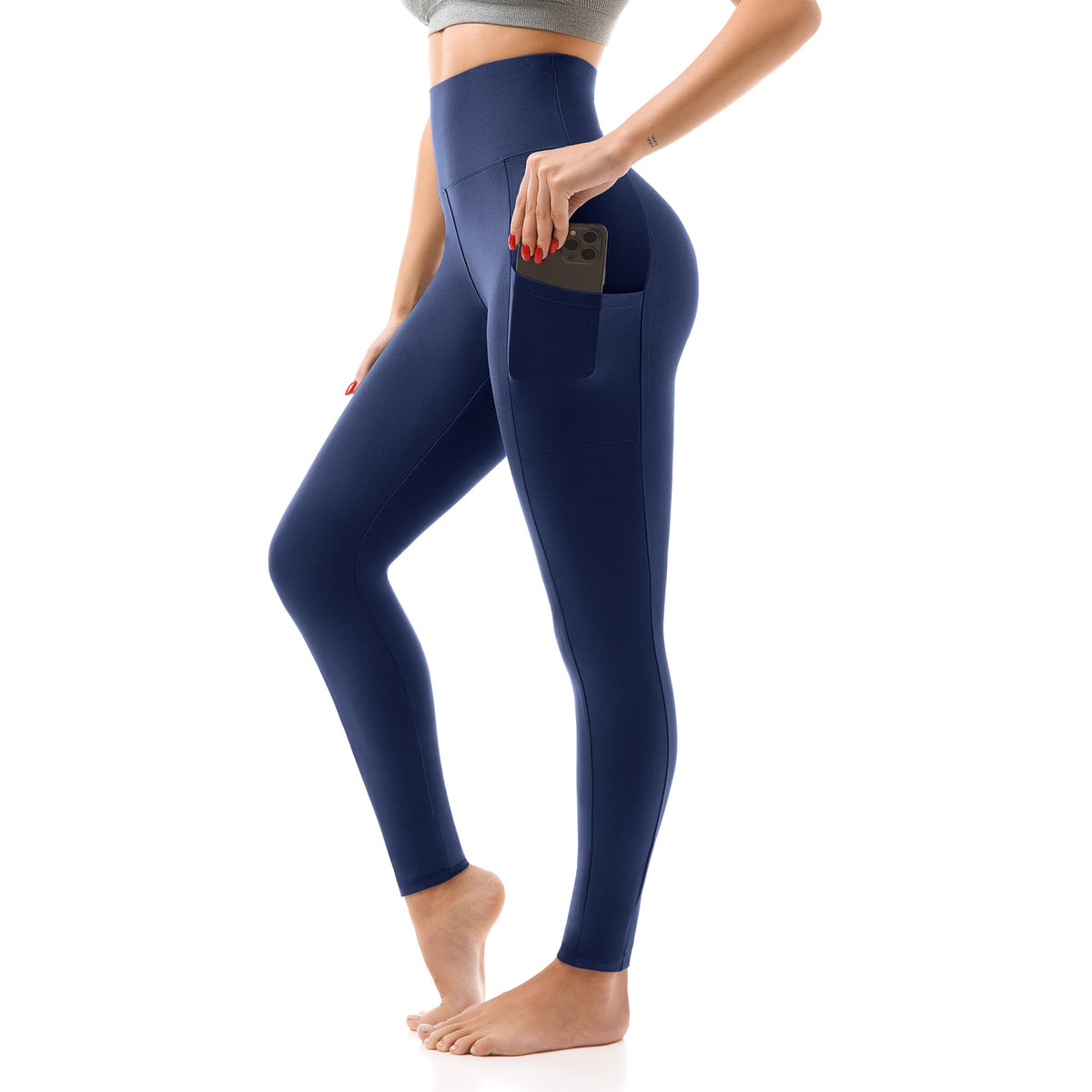 High Waisted Leggings Women with Pockets